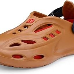 Men's Sports Extra Padding Casual Clogs/Sandals with Adjustable Back Strap for Adult| Comfortable & Lightweight| Stylish & Anti-Skid| Everyday Use Waterproof Mules Gents & Boys D-531-image-30