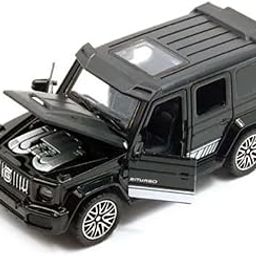Mashes Metal G Wagon 1:36 Toy Car Alloy Diecast Model with 2 Openable Doors, Sound and Light - Pull Back Vehicle for Kids【Colors as Per Stock】 (G Wagon Mini 1:36)-picture-5