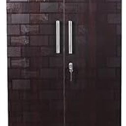 CASPIAN Furnitures 2 Door Brick Textured Wardrobe, Wood-image-17