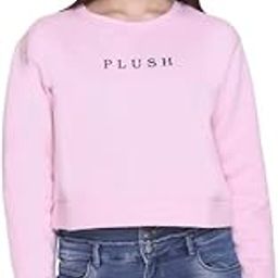 Winter Sweatshirt for Women | Girls Zipper Neck Full Sleeve Sweatshirts (SW-203) (in, Alpha, L, Regular, Blush Pink)-image-26