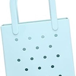 LICHTS®Women Girls Beach Bag Waterproof Tote Bag Handbag Portable Summer Travel Bag Light Blue|Clothing, Shoes & Accessories | Womens Handbags & Bags|1 Beach Hole-11