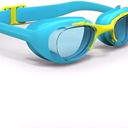 NABAIIJI Kid's Swimming Goggles Adjustable Nose Bridge & Strap with Clear Lenses (BLUE YELLOW)-image-73