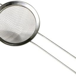 UniQMart 1pc Fine Mesh 85mm Colander Stainless Steel Cocktail Strainer Silver-17