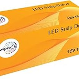 wipro 10 Amp LED Strip Driver | LED Strip Connector | for Indoor Strip Light, 12V DC Output (Pack of 1)-10