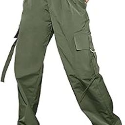 Black Women's & Girls' Trouser for Women I Track Pant for Women I Cargo Style Trouser Track Pants for Women I Cotton Multi-Pocket Cargo Pant for Women (W Cargo 133)-image-35