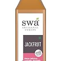 Swa Artisanal Fruit Flavoured Syrup of 500 ml Bottle | Ready to mix | 100% Natural | Cocktail & Mocktail Mixers | Makes 16-20 Drinks (Jackfruit)-32