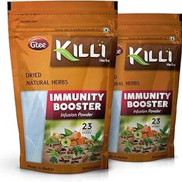 KILLI Immunity Booster Powder | Ayurvedic Kadha for Immunity Support with blend of 23 Natural & Pure Herbs, 100g (Pack of 2)-29