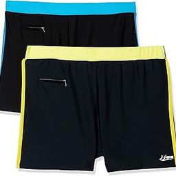 Mens Costume Is-010 Size 3Xl Black/Yellow With Is-010 Size 3Xl Black/Sky Pack Of 2 And Swimming Goggles Is-506-image-100