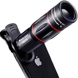 Enfogo 18x 4K HD Optical Zoom Mobile Telephoto Lens Kit DSLR Blur Background Effect Mobile Phone Lens Compatible with Almost Android and Devices Adjustable Tripod Stand Holder-14
