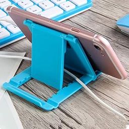 DICHKAU Table Desk Foldable Mobile Holder Cell Phone Stand Tablet Stand, Universal Multiangle Mobile Phone Holder & Mobile Stand for Table and Bed-image-81