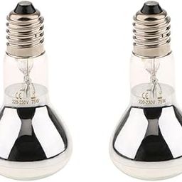 BNF® Pack 2 Heat Basking Lamp Reptile Infrared Heater Reptile Supplies 220V 75W|Pet Supplies | Reptile Supplies| 2 Pieces Heat Basking Lamps-image-61