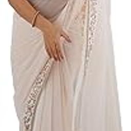 Women's Georgette Embellished Saree With Unstitched Blouse Piece (RADHA2201_RX_Parent)-picture-9