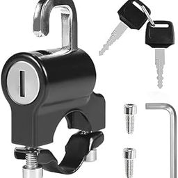Universal Motorcycle Helmet Lock for Bike Handle – Anti-Theft Fixed Security Lock with 2 Keys – Multi-Function Electric Helmet Lock for Bicycles, Scooters & Motorcycles-5