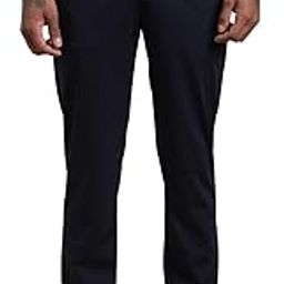 turtle Men Nylon Stretch Slim Fit Solid Flat Front Formal Trouser-picture-39
