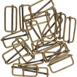 FABLOFT® 4x20 Pieces Metal Adjustable Buckle Connector for Bag Strap 38x16x2.8mm Bronze-image-11