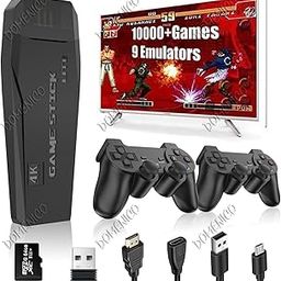 DOMENICO Wireless Video Games For TV Gaming Retro Gaming Console With Game Stick Plug & Play TV Video Game Set - Black-11