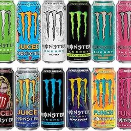 Monsters Energy drink Assorted flv (Variety Pack) Pack of 12 x 500ml (Imported)-27