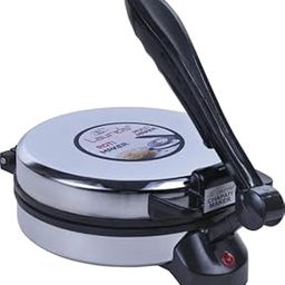 IS Laurels Electric Roti Maker, Non-Stick Flatbread Cooker, Black and Silver-11
