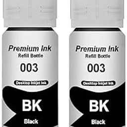 CANOFF 003 Ink for Epson L3110, L3150, L3250, L3252 L3115, L3116, L3101, L3210, L3215, L3216, L3151, L3152, L3156, L5190 Printer - Compatible Ink Bottle for Epson 003 (Black 2)-18