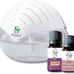 Ssanvi Portable Air Purifier & Aroma Diffuser | 500mL Ultrasonic Room Humidifier Revitalizer with Free Fragrance Oil | Removes Dust, Purifies Air & Adds Aroma for Home, Office | Quiet Operation.-image-13