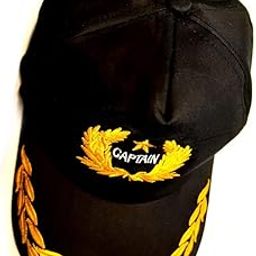 Captain IIII Embroidered Black Aviation Everyday Cap for Pilot-image-99