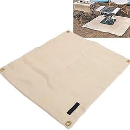 Fire Pit Mat, High Strength Puncture Resistance Strong Durable, Non-slip Portable Fire Pit with Storage Bag for Outdoor Picnic for Barbecue(M)-picture-16