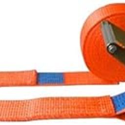 JIC PRODUCTS® Heavy Duty Polyester Cargo Lashing Belt, 50mm X 10 Meter X 5 Ton Capacity (Orange)-image-84