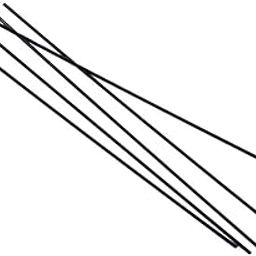 BNF® 5Pcs Black Carbon Fiber Tubes Hollow Pipe DIY Rod 2Mm Od X 1Mm Id X 200Mm L-12