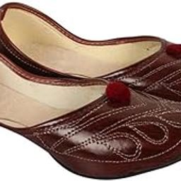 NIHARIKA Women's Ethnic Rajasthani Handmade Jutti-image-41