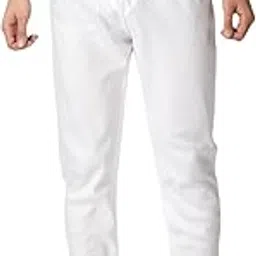 saffron threads Men's White Cotton Churidar | Traditional & Comfortable | Perfect for Ethnic & Casual Wear-picture-6
