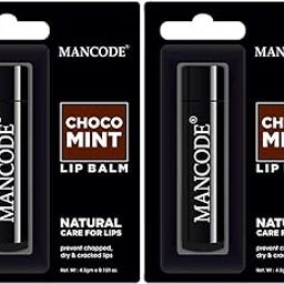Mancode Nourishing Lip Balm, 4.5g each Pack of 2 - Choco Mint Lip Moisturizer For Dry & Chapped Lips Enriched With Castor Oil, SPF Infused Lip Care Ideal for Men-image-7