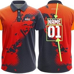 Dika Sports Customize Cricket Sports Jersey t-Shirt for Men add Name Number Kids Tshirt | 2 Year to 5XL-image-15