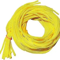 pmw Yellow Thread Traditional Mangalsutra for Women - Silk Mangalsutra Thread - 32 Inches Length x 3 Strands - Turmeric Bulb Included-picture-25