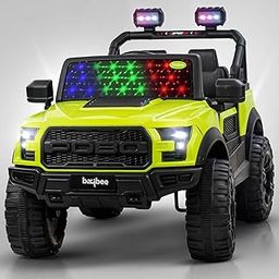 Baybee Bronco Battery Operated Jeep for Kids, Ride on Toy Kids Car with RGB Windshield Light & Music | Electric Jeep Battery Car | Baby Big Car for Kids to Drive 3 to 8 Years Boys Girls (Green)-image-101