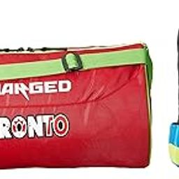 Charged Sports Bag Toronto Large Red With Gowin Football Shoe Destroyer Cyan Size-4-image-10