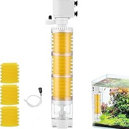 Jainsons Pet Products 4-in-1 Transparent Internal Aquarium Filter with Cleaning Chamber System, Submersible Oxygen Pump Sponge Aquarium Silent Filters for Fish Tank (1500 L/H, 30W | FILTER-RS-267F)-image-16