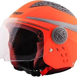 Steelbird Fairy Specially Designed ISI Certified Helmet Fitted Clear Visor for Girls/Womens-image-60