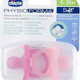 CHICCO Physioforma Soft|Soother/Pacifier |BPA-Free with Steriliser Carry Case|6-16Mn(2Pc-Pink&Peach)-image-37