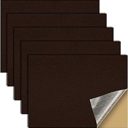 STHIRA® 5Pcs Self-Adhesive Leather Patches for Car Seats-image-11
