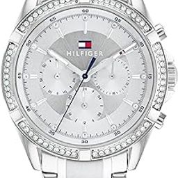 Silver White Dial Round Shaped Sport Women Watch_TH1782557W-image-9