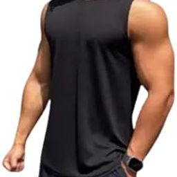 Men's Solid and Colorblock Sleeveless Gym Vest and Active Vest-image-69