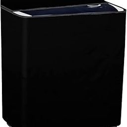 Stylista Polyester Washing Machine Cover Compatible for Voltasbeko 14 KG Semi-Automatic Top Loading WTT140UPA/GR5KPTD, Black-9