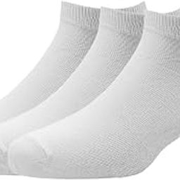 Mens Cotton Ankle Length Socks (Pack of 3) White-image-6