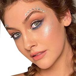 Soft Eye Contact lens Light Grey Color Monthly zero power with case and solution for women men girls (1 Pair Light grey color eye lenses)-image-20