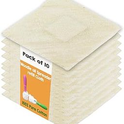 PRAGANIYA Wooden Oil Spreader Refill Cloths for Wooden Oil Dispenser/only Cloth/Multi Colour (10 Pcs) (Refill Cotton Cloths)-image-69