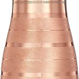 Amazon Brand - Solimo Copper Water Pot | Bedside Pot with Glass | Lining Finish |950 ml-25