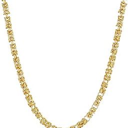 Stylish Golden Chain For Men Gold Plated Metal Neckalce Gold Chain For Men Boys Mens Jewellery Chains-image-62