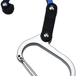MERISHOPP® 2xMini Carabiner Clip Hook Keychain for Travel, Luggage, Small Bag Hanger Blue|Sporting Goods | Outdoor Sports | Climbing & Caving | Carabiners & Hardware-image-82