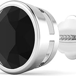 Stud Earrings for Men & Boys (1 Piece) - 925 Sterling Silver CZ Diamond Ear Studs - 18k Gold Plated Jewellery - Birthday Anniversary Gift - Men Fashion Accessories-image-7