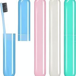 HRB PRODUCTS Toothbrush Container, Cover, Holder, Case for Adults and Family- Pack of 4 | Tooth Brush Travel Covers, Portable Toothbrush Container for Trip | Anti Bacterial Toothbrush Case Box-picture-19